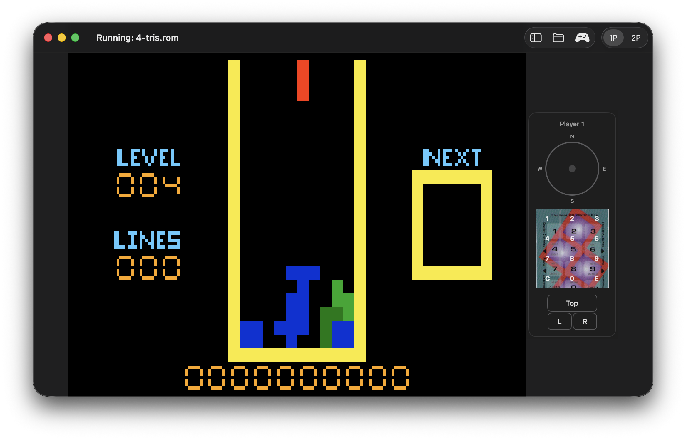 IntelliMac running an Intellivision game on macOS